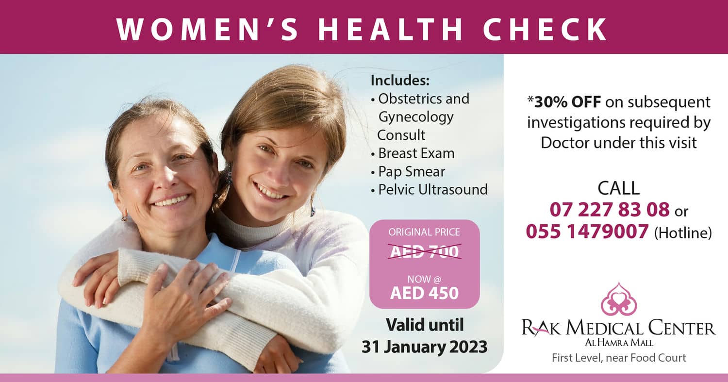 Women's Health Check Offer